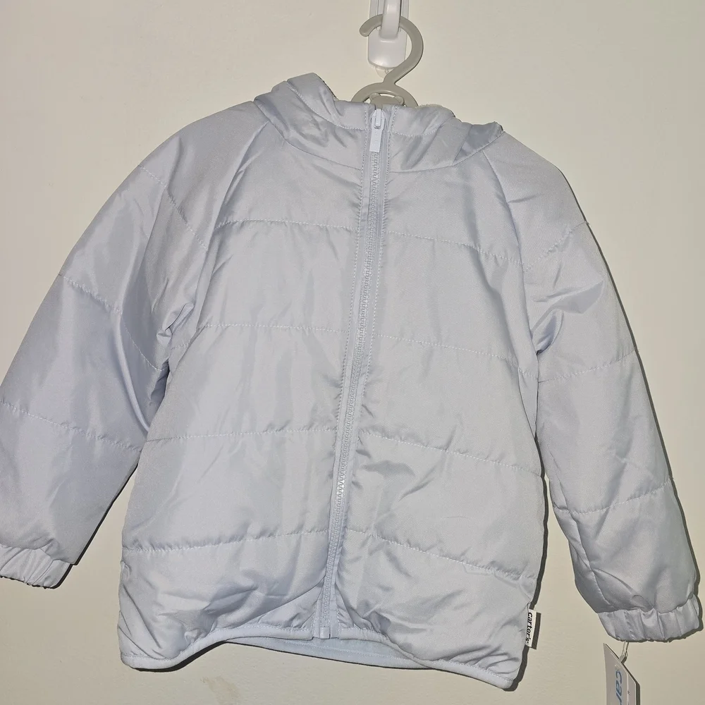 Carter's Soft Blue Quilted Jacket